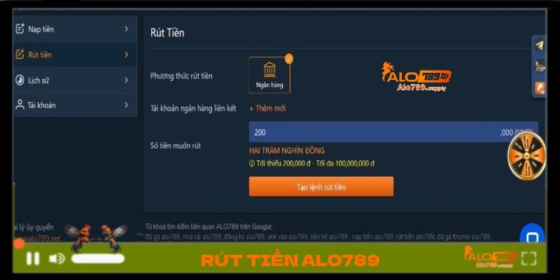 rút tiền Alo789